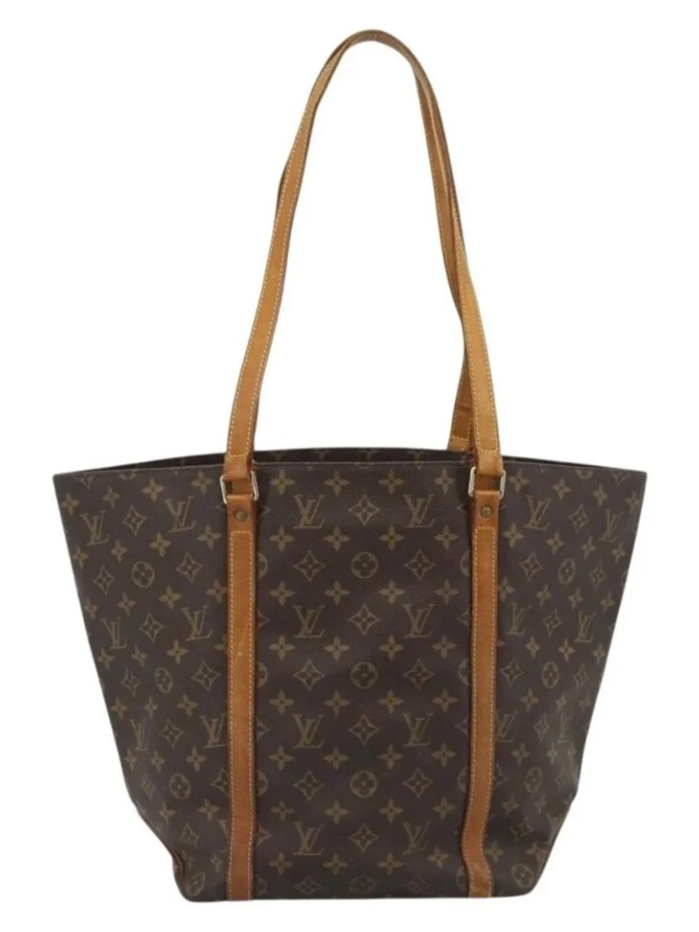 LOUIS VUITTON Monogram Sac Shopping Tote Bag M51108 LV Auth 187015